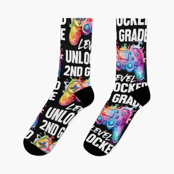 Item preview, 2nd Grade Level Unlocked Back to School Video Game Boys T-Shirt designed and sold by KGN  CREATIVITY.