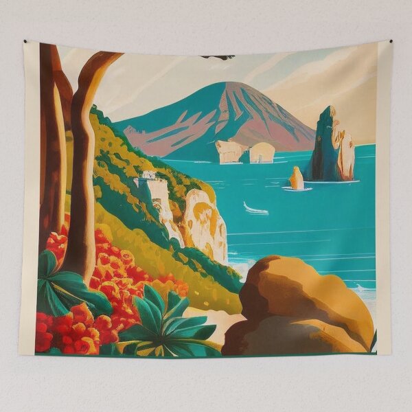 Item preview, Capri Vintage Travel  designed and sold by yvonneduque.