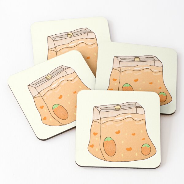 Item preview, Orange fruit juice sticker for mugs and shirts designed and sold by DozyJov.