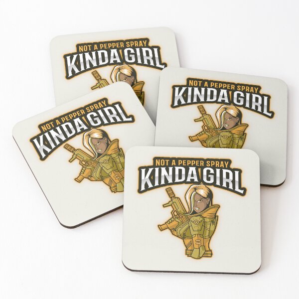 Item preview, Not A Pepper Spray Kinda Girl designed and sold by Derek Gillette.