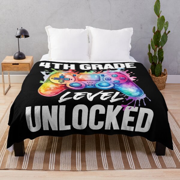Item preview, 4th Grade Level Unlocked Back to School Video Game Boys T-Shirt designed and sold by KGN CREATIVITY.
