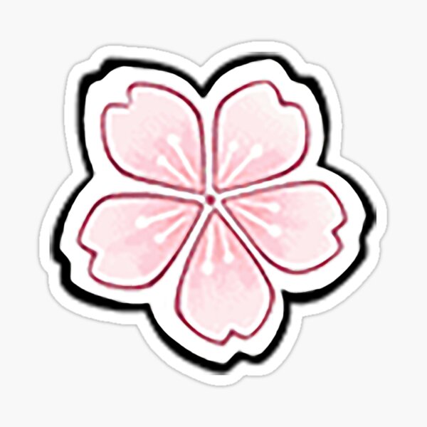 Silk Flower Sticker