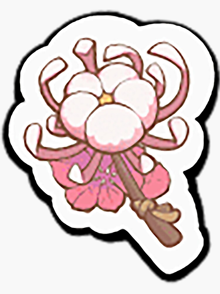 Silk Flower Sticker