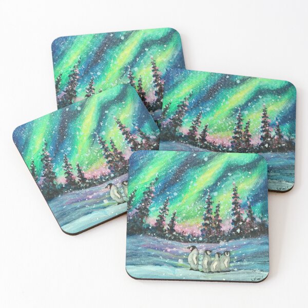 Item preview, Aurora Australis & the Penguin Party designed and sold by Artdesrapides.