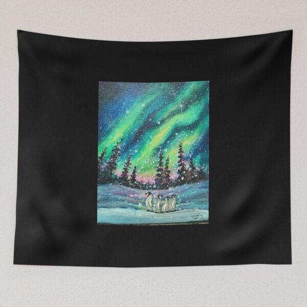 Item preview, Aurora Australis & the Penguin Party designed and sold by Artdesrapides.