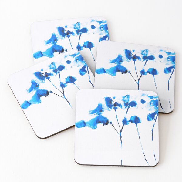 Item preview, Abstract Blue Florals designed and sold by Maja Sipilovic.