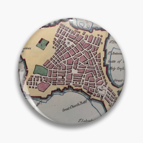 Item preview, Vintage Map of Cadiz Spain (1800) designed and sold by BravuraMedia.