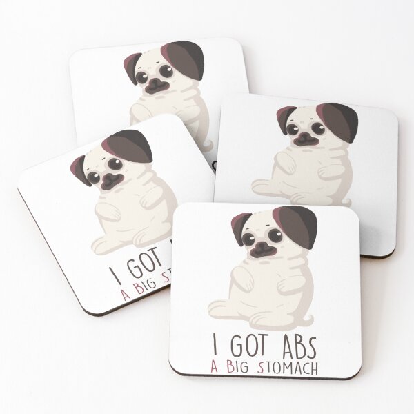 Item preview, Pug I got Abs designed and sold by JerickBravo.