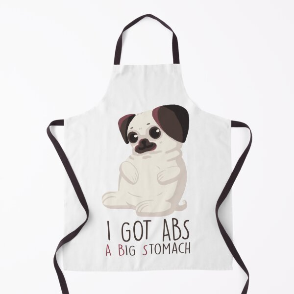 Item preview, Pug I got Abs designed and sold by JerickBravo.