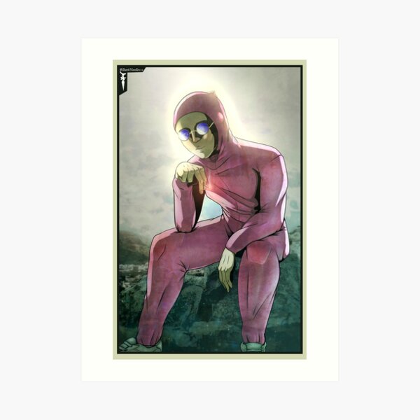 The Pink Guy Art Print