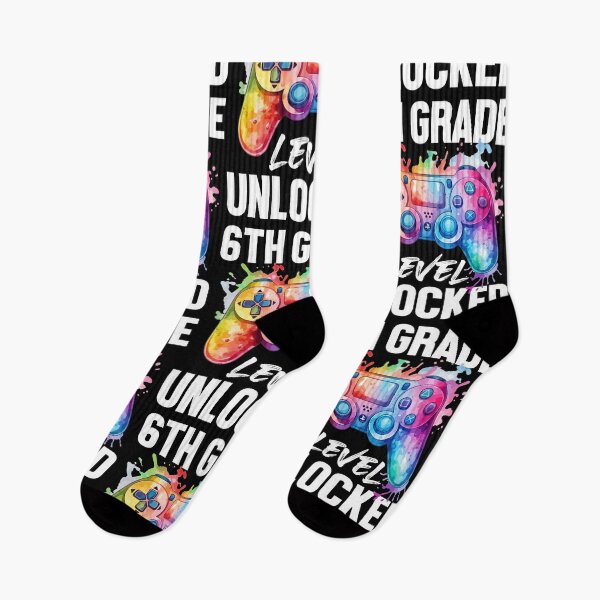 Item preview, 6th Grade Level Unlocked Back to School Video Game Boys T-Shirt designed and sold by KGN  CREATIVITY.