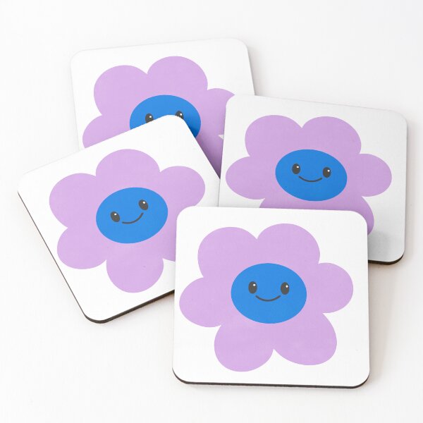 Item preview, Happy Flower - Lilac & Blue designed and sold by upside-frown.