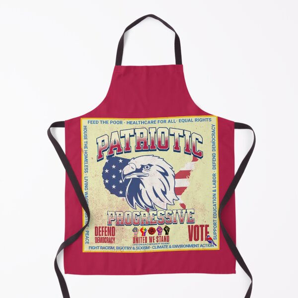 Item preview, PMD00912 Progressive Movement Designs vintage patriotic American eagle design shows you support democracy progressive goals for Progressives Democrats Independents Liberals designed and sold by ProgressiveLeft.