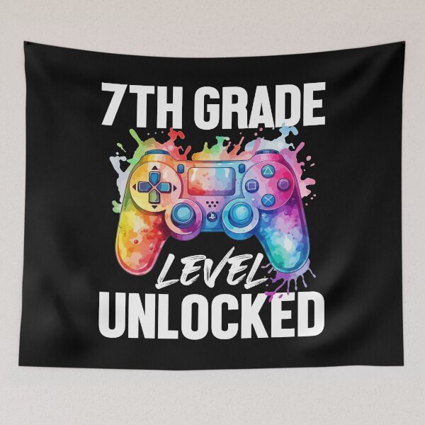 Item preview, 7th Grade Level Unlocked Back to School Video Game Boys T-Shirt designed and sold by KGN  CREATIVITY.
