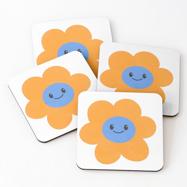 Item preview, Happy Flower - Orange & Blue designed and sold by upside-frown.
