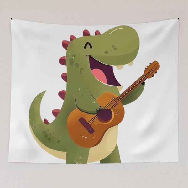 Item preview, Dinosaur rock star designed and sold by Ednelly.