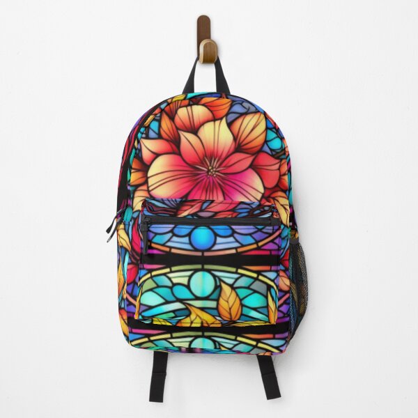 Item preview, Light Blossoms: A Stained Glass That Enhances with Delicate Floral Forms designed and sold by RetroRevivals.