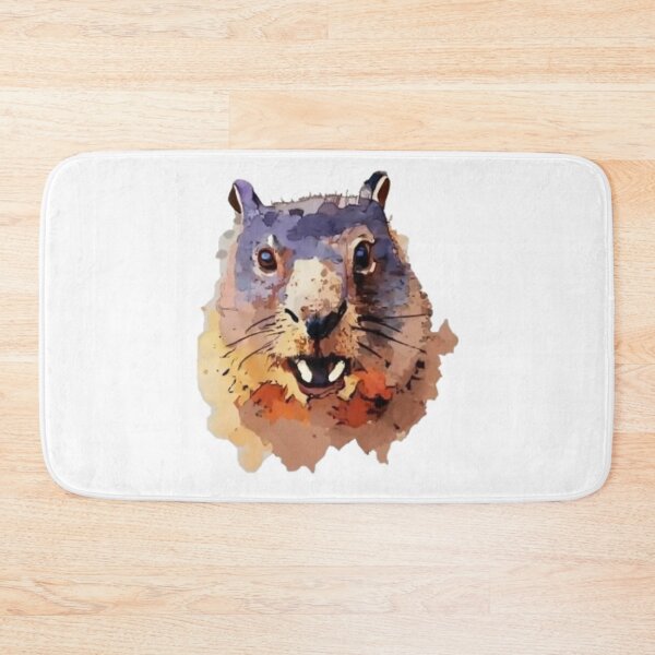 Item preview, Abstract stylish marmot face designed and sold by GroundhogMs.