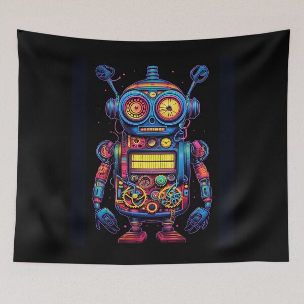Item preview, Tune In to the Past: Vintage Radio Robot T-Shirt designed and sold by JLCableStudio.