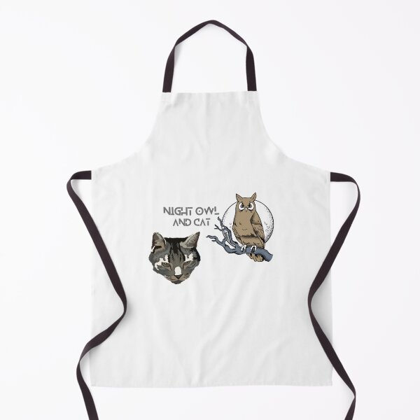 Item preview, A Cute Cat and an Owl designed and sold by zazlaen.