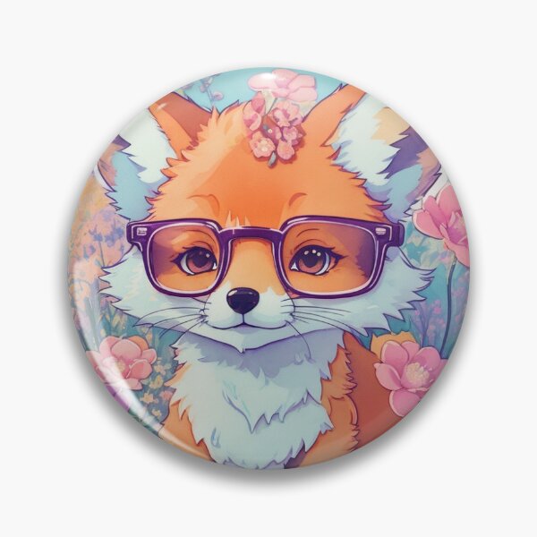 Item preview, Whimsical Fox with Watercolor Flowers One designed and sold by jmccur.