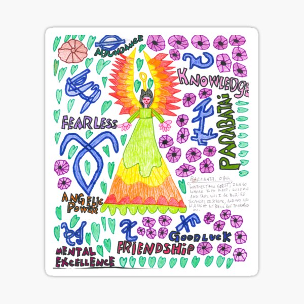 Angelic tattoo Sticker