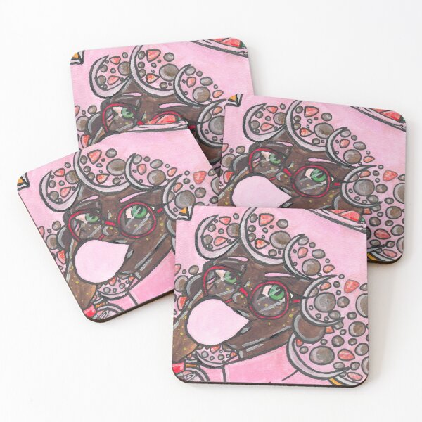 Item preview, Strawberry Boba Girl! designed and sold by SBMilkArt.