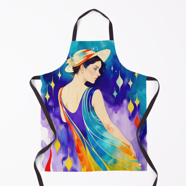 Item preview, Rainbow Elegance - Captivating Portrait of a Lady designed and sold by GalihDA.
