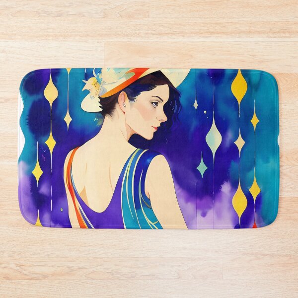 Item preview, Rainbow Elegance - Captivating Portrait of a Lady designed and sold by GalihDA.