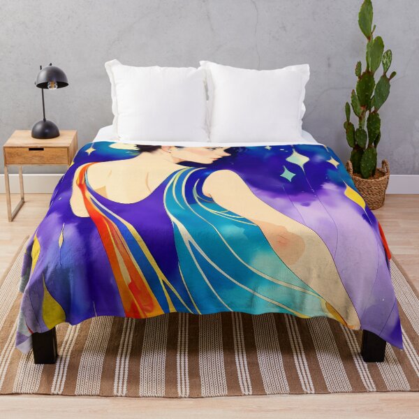 Item preview, Rainbow Elegance - Captivating Portrait of a Lady designed and sold by GalihDA.