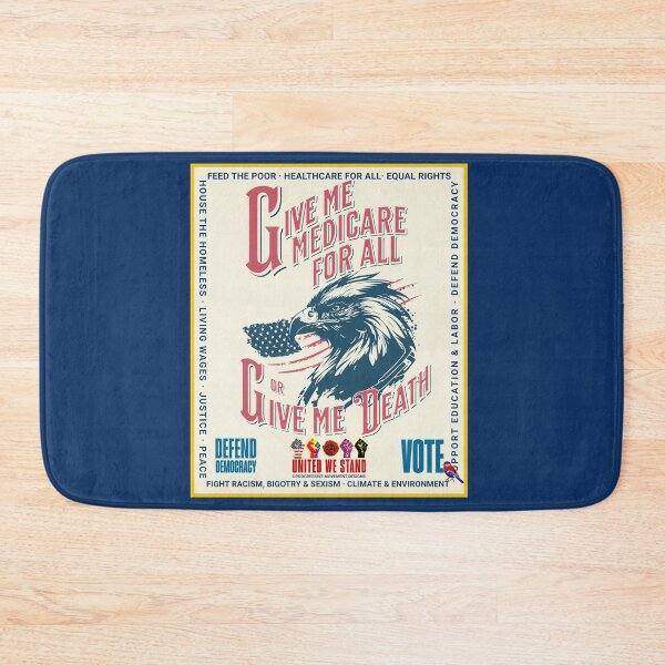 Item preview, PMD00917 Progressive Movement Designs patriotic American flag eagle design shows you support democracy progressive goals for Progressives Democrats Independents Liberals designed and sold by ProgressiveLeft.