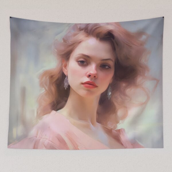 Item preview, Reflections of the Soul: Impressionistic Portrait Capturing the Beauty and Serenity of a Woman designed and sold by InsaneLEDP.