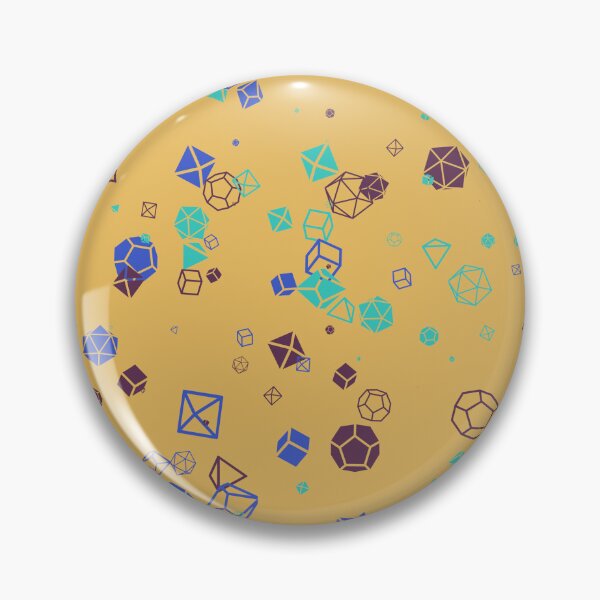 Item preview, Dice Hoard - Yellow background with Blue, teal and mauve dice designed and sold by AvengingSassy.