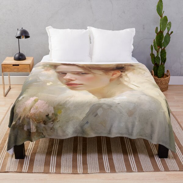 Item preview, Reflections of the Soul 2: Impressionistic Portrait Capturing the Beauty and Serenity of a Woman designed and sold by InsaneLEDP.