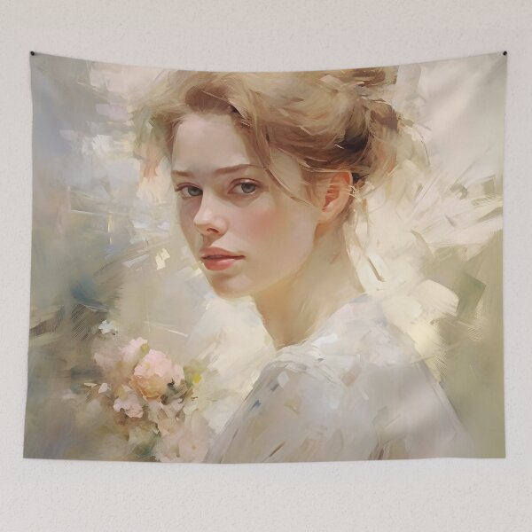 Item preview, Reflections of the Soul 2: Impressionistic Portrait Capturing the Beauty and Serenity of a Woman designed and sold by InsaneLEDP.