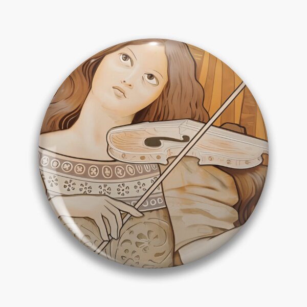 Item preview, Paul Berthon, Violin lessons, Art Nouveau designed and sold by NouveauEra.