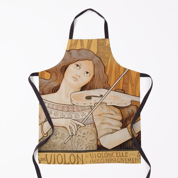 Item preview, Paul Berthon, Violin lessons, Art Nouveau designed and sold by NouveauEra.
