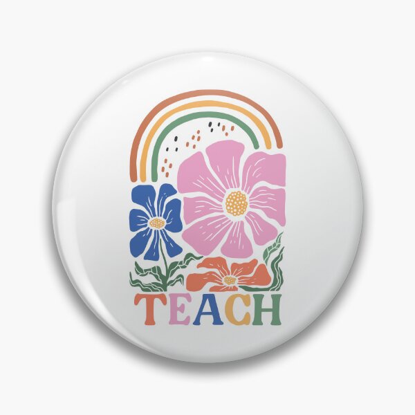 Item preview, Retro Groovy Flower Teach designed and sold by Everythingafter.