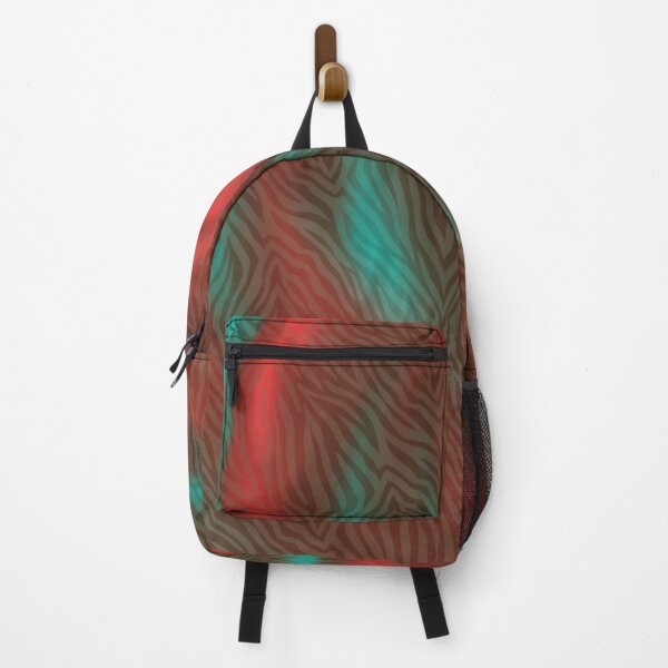 Item preview, Red and Green Abstract With Animal Pattern Stripes designed and sold by seeitknowit.