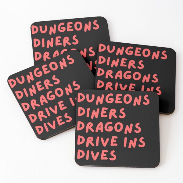 Item preview, Dungeons Diners Dragon's Drive Ins Dive Text Design  designed and sold by Harsh  Katariya.