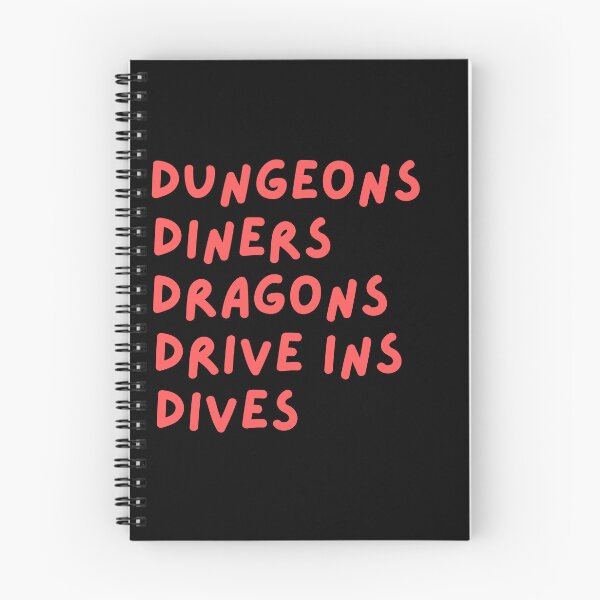 Item preview, Dungeons Diners Dragon's Drive Ins Dive Text Design  designed and sold by Harsh  Katariya.