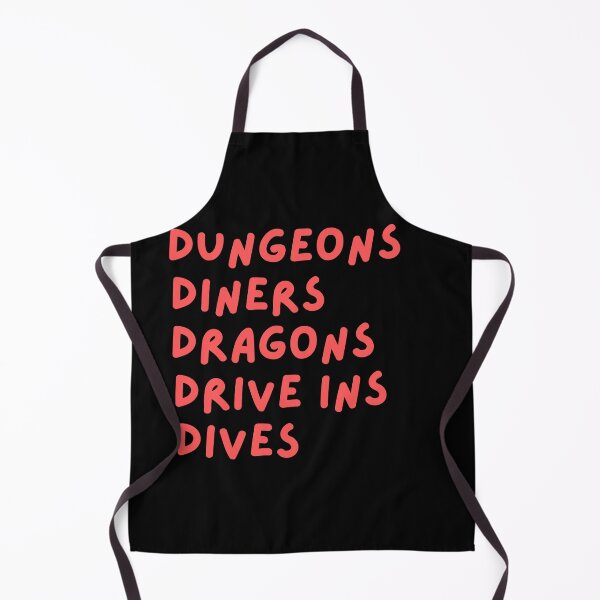 Item preview, Dungeons Diners Dragon's Drive Ins Dive Text Design designed and sold by Harsh Katariya.