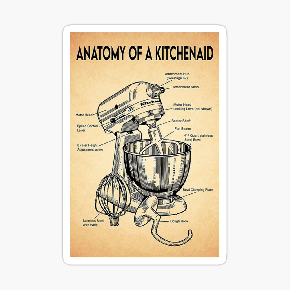 Kitchenaid mixer  Art Board Print for Sale by irraspugey32