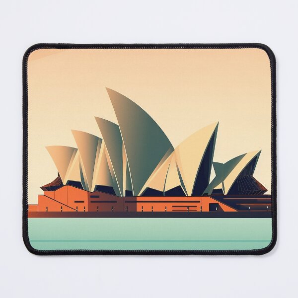 Item preview, Sydney Opera House, Australia | Retro Art designed and sold by DigitalDugong.