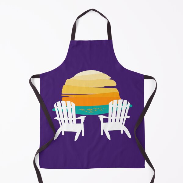 Item preview, Relaxing at Sunset Bay in White Adirondack Chairs designed and sold by BlueSkyTheory.
