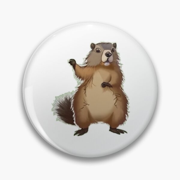 Item preview, Chubby groundhog dancing the hula hoop designed and sold by GroundhogMs.