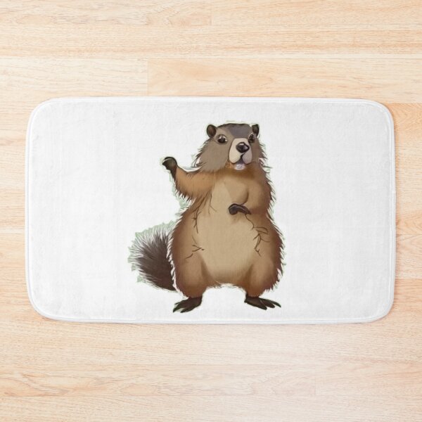 Item preview, Chubby groundhog dancing the hula hoop designed and sold by GroundhogMs.