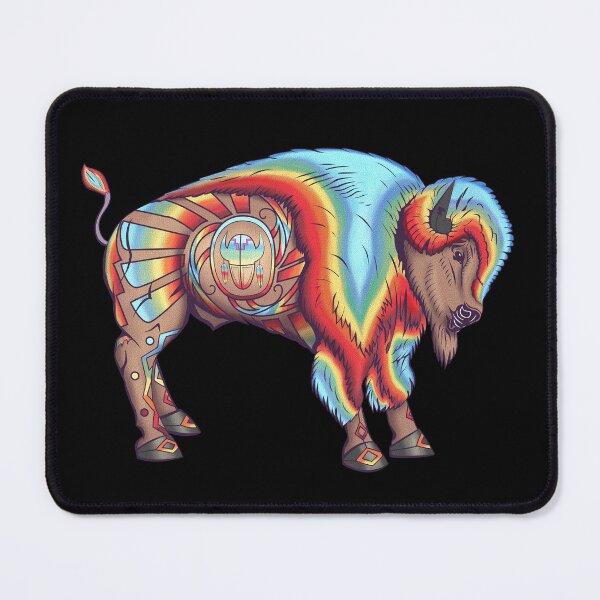 Item preview, Bison spirit design by Kasey Dutton   designed and sold by Caummon Thread.