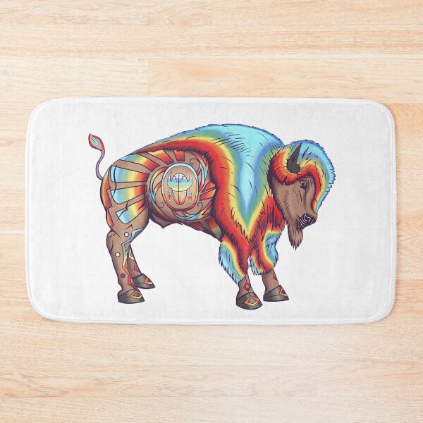 Item preview, Bison spirit design by Kasey Dutton   designed and sold by Caummon Thread.