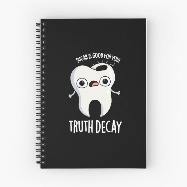 Item preview, Truth Decay Funny Tooth Puns (Dark BG) designed and sold by punnybone.